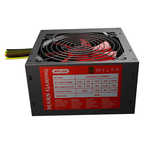 Mars Gaming POWER SUPPLY MPII850 850 Watt Mars Gaming POWER SUPPLY MPII850 850 Watt